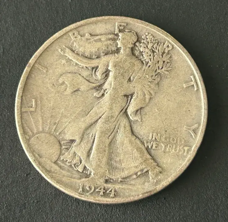 1944-S Walking Liberty Silver Half Dollar