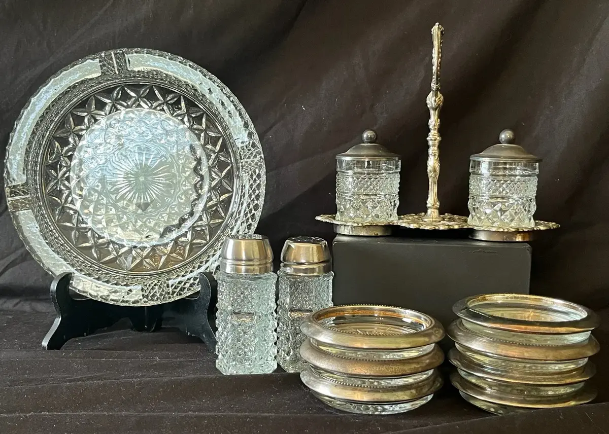 Vintage Wexford Glass Tableware & Condiment Collection
