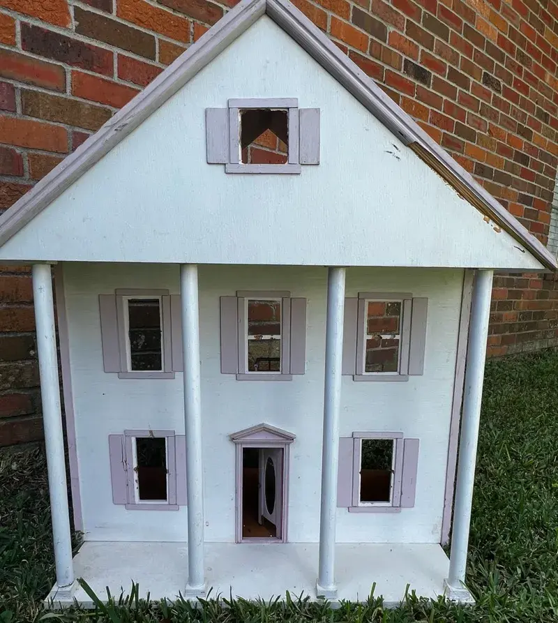 Large Two-Story Wooden Dollhouse - Project Piece