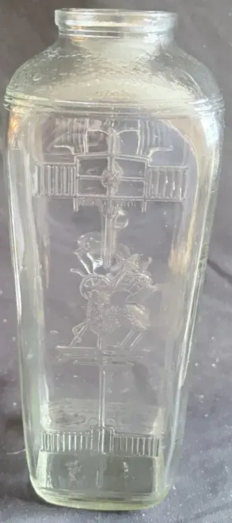 Vintage Agnus Dei Holy Water Bottle #1