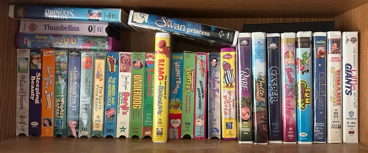 Vintage Children’s VHS Collection - Barney, Disney, Muppets, TMNT & More