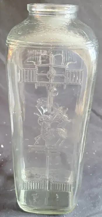 Vintage Agnus Dei Holy Water Bottle #3