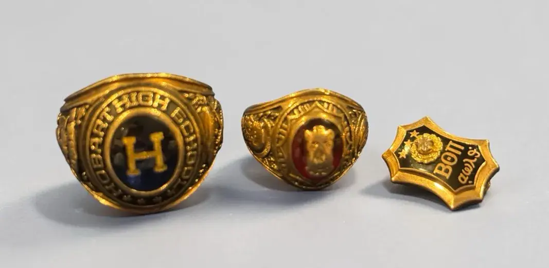 10K Gold Class Rings & 10K Beta Theta Pi Pin