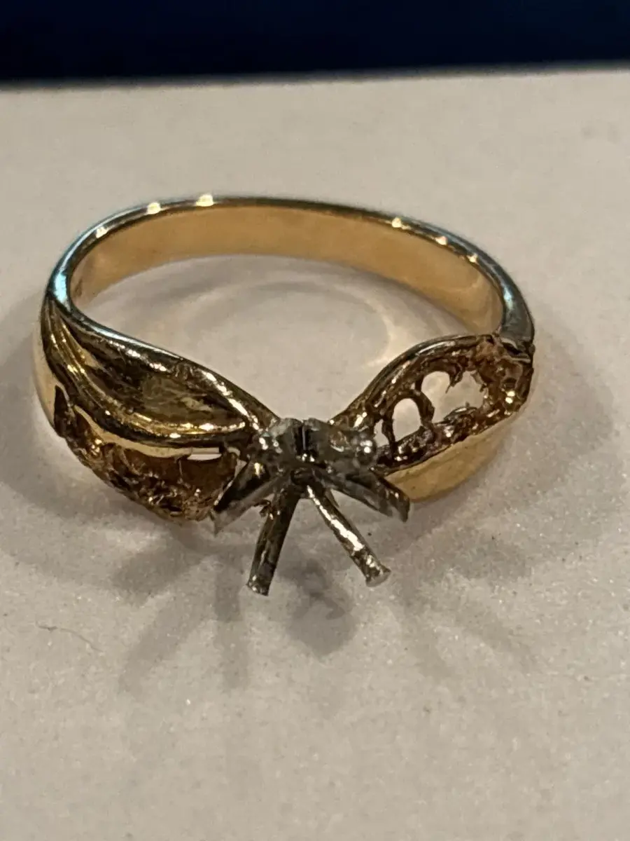 14K Gold Ring Setting For Scrap