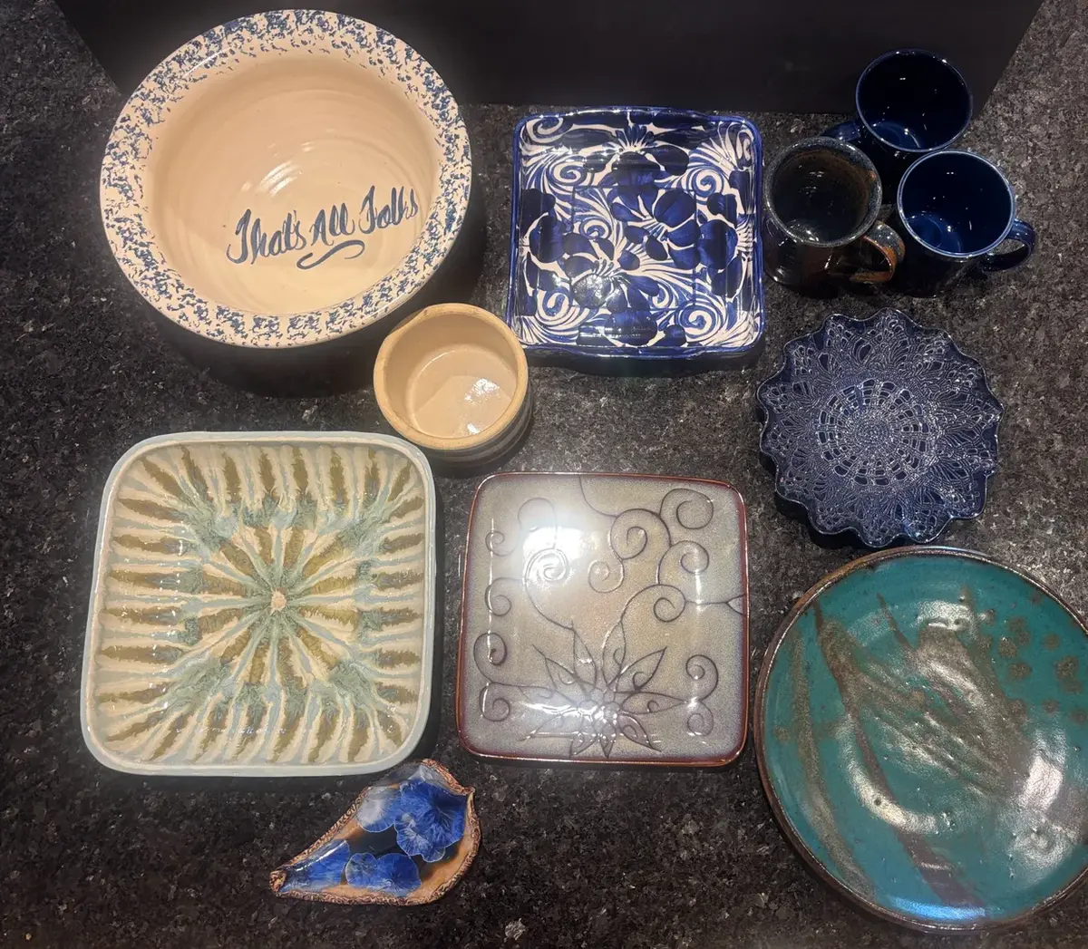 Ceramic Plates, Bowls and Mugs