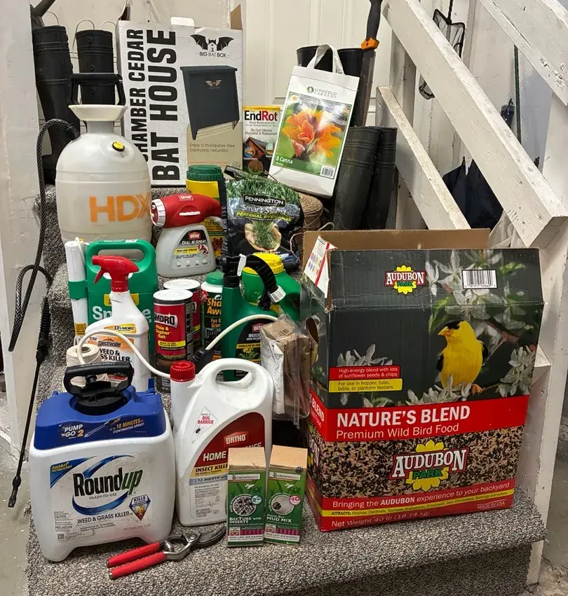 Bat Box, Lawn Chemicals And More 