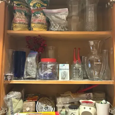 Floral Arranging Supplies And Candles