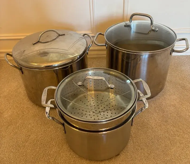 Caphalon Sauce Pan And Large Stock Pots