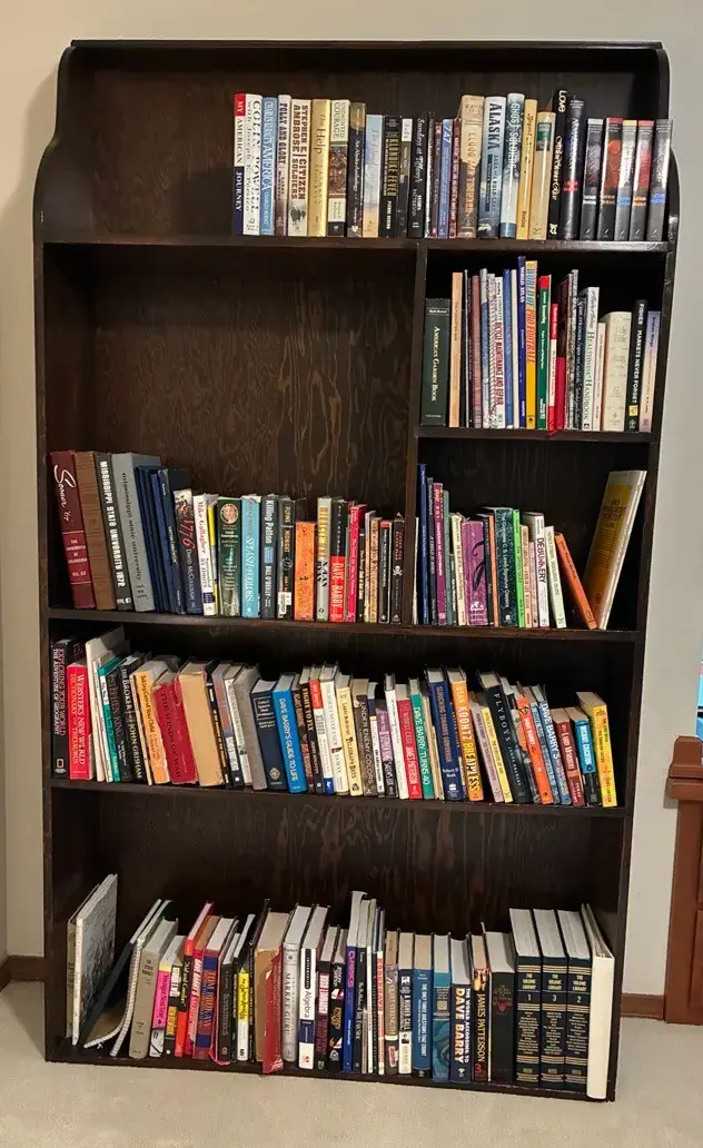A Bookcase Full Of Books 