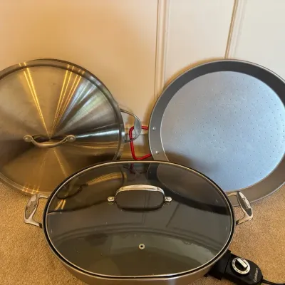 Cuisinart Electric Skillet, Caphalon Saute Pan And Paella Pan 