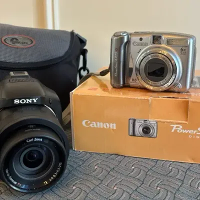 Sony Cyber-Shot And Canon PowerShot A720 IS Cameras
