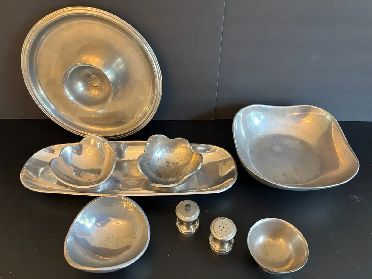 Wilton Columbia Pewter & Other Serving Pieces