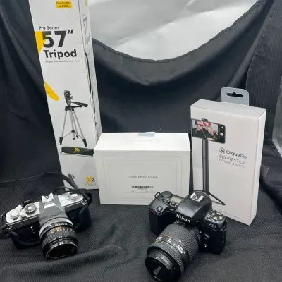 Vintage Nikon & Canon Camera Bundle 