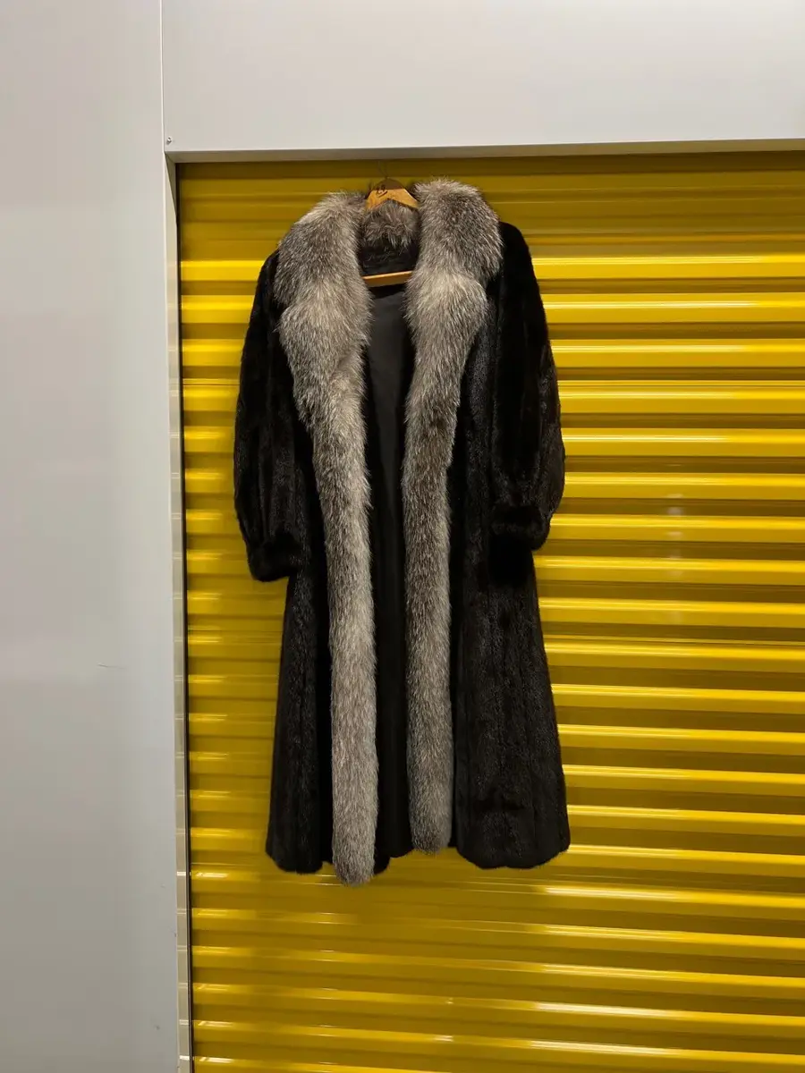 Vintage Mink and Silver Fox Coat
