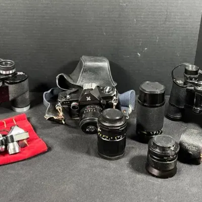 Camera and Binoculars 