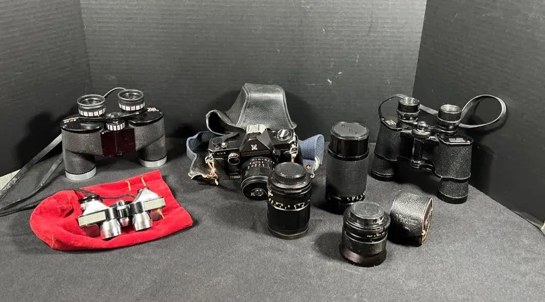 Camera and Binoculars 