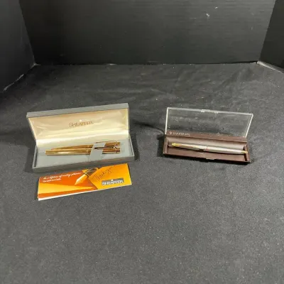 Vintage Sheaffer and Parker Pen Sets