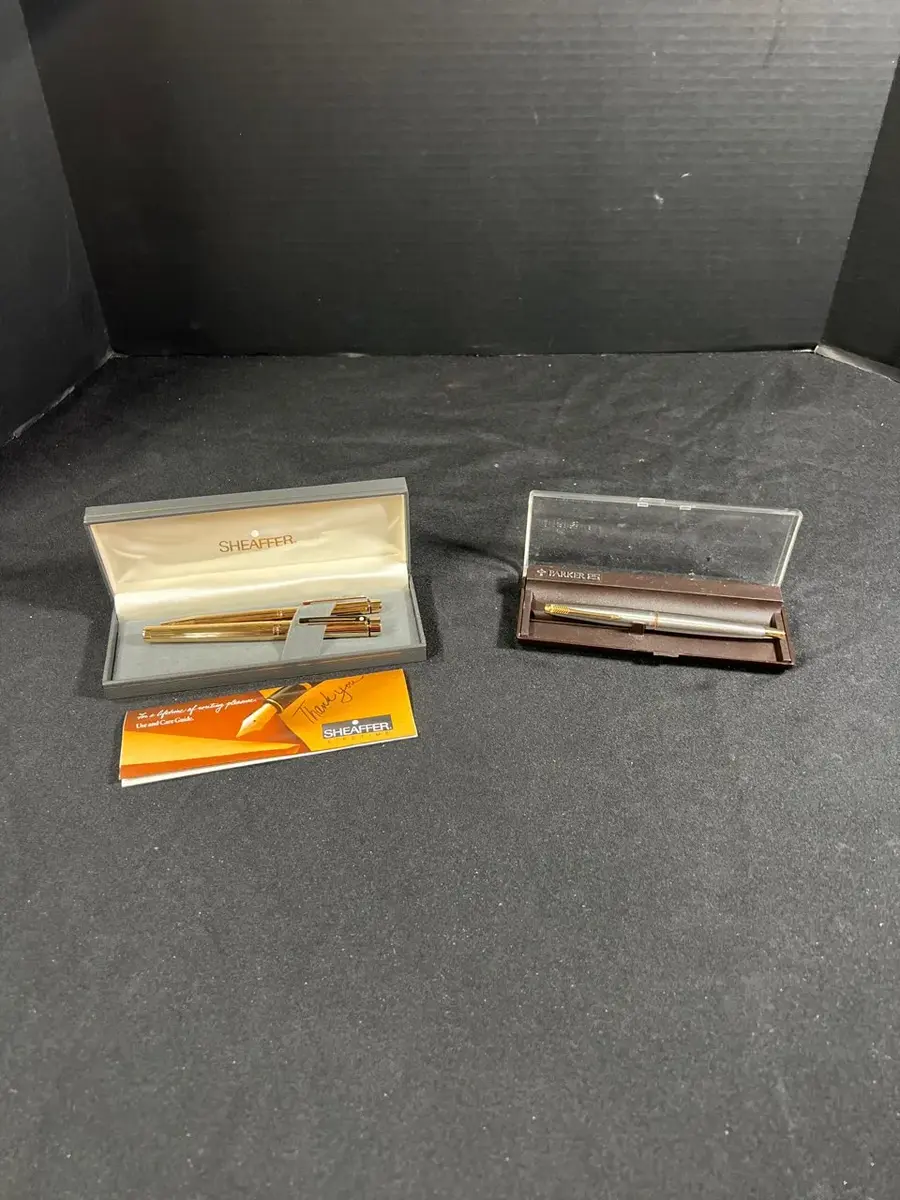 Vintage Sheaffer and Parker Pen Sets