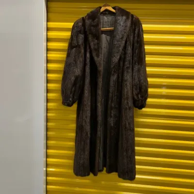 Vintage Luxurious Full Length Mink Coat