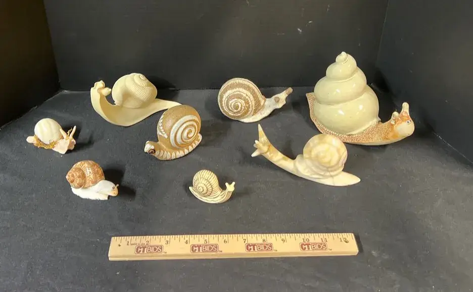 Earthtone Snail Decor