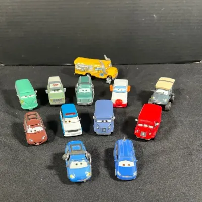 Disney Pixar Cars School Bus and Friends