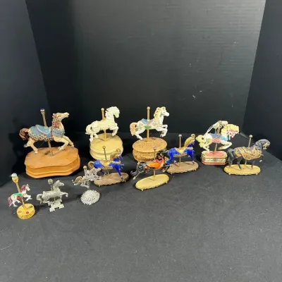 Carousel Horses Lot 