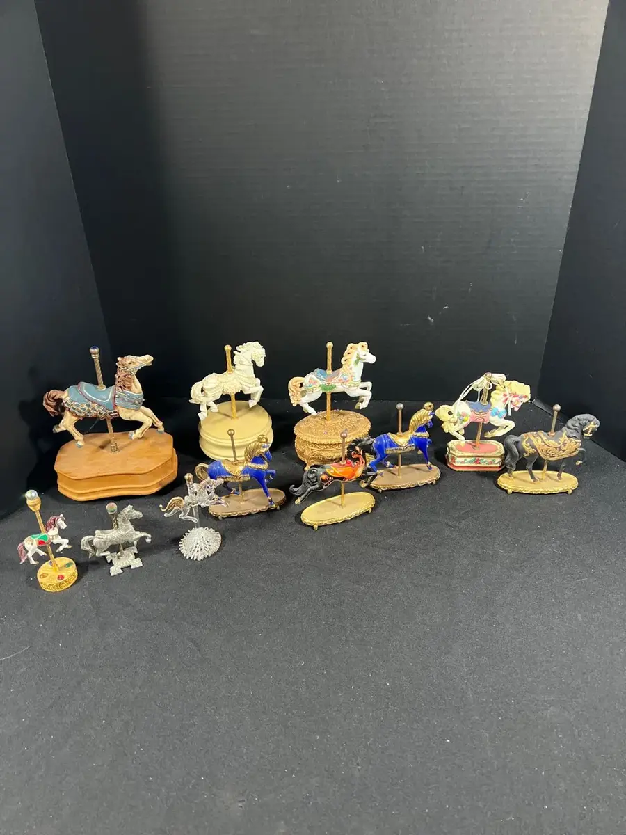 Carousel Horses Lot 