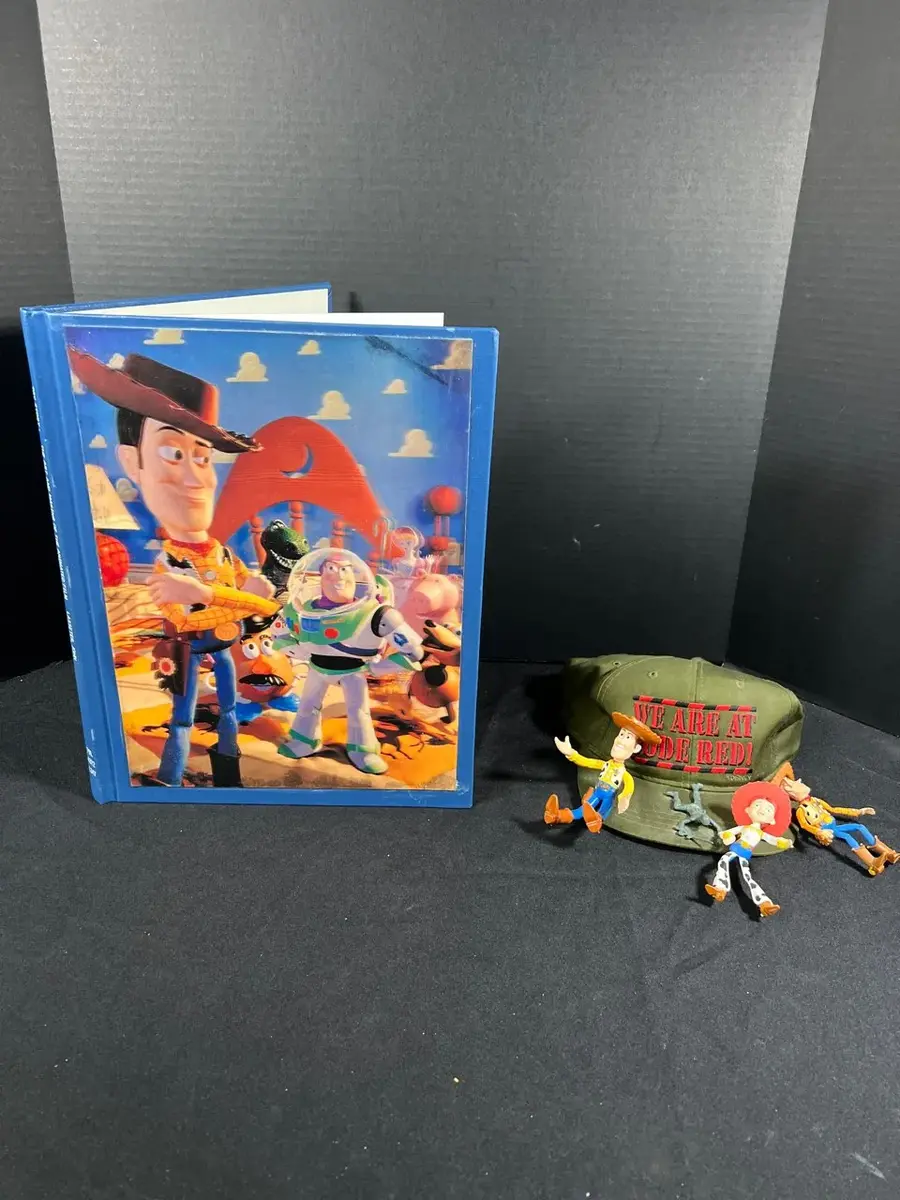 Toy Story: The Art and Making of the Animated Film Book and Figurines 