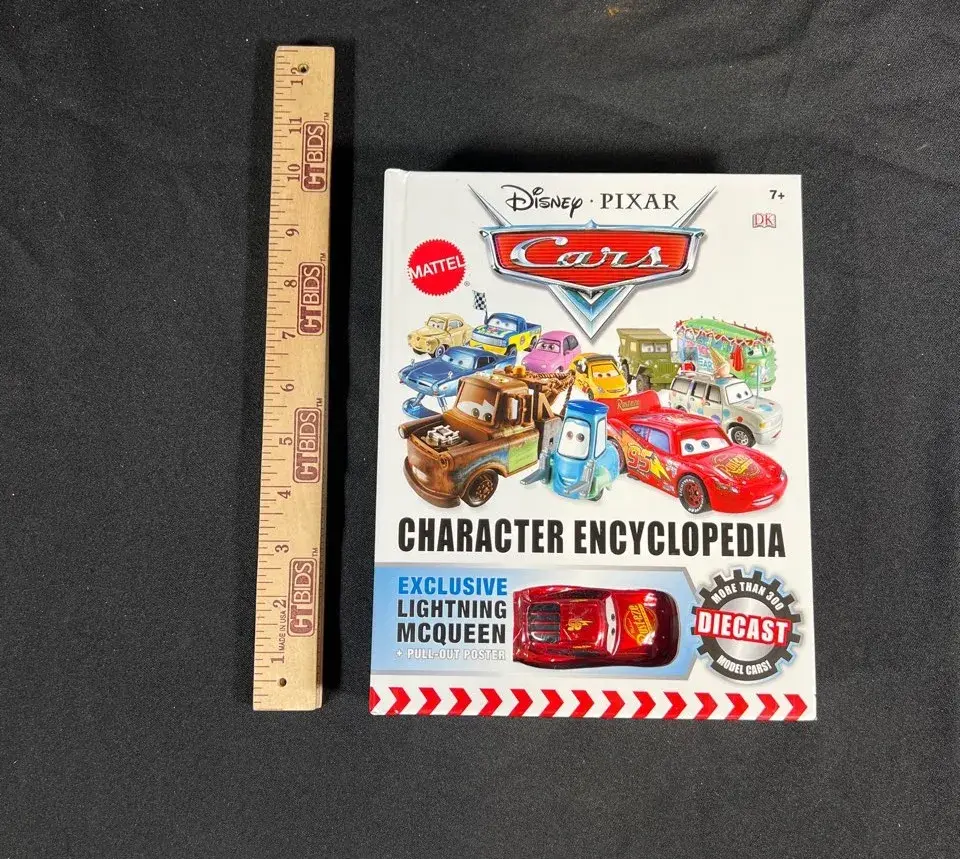 Disney Pixar Cars Character Encyclopedia with Exclusive Lightning McQueen 