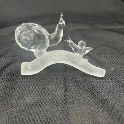 Swarovski Crystal Snail 
