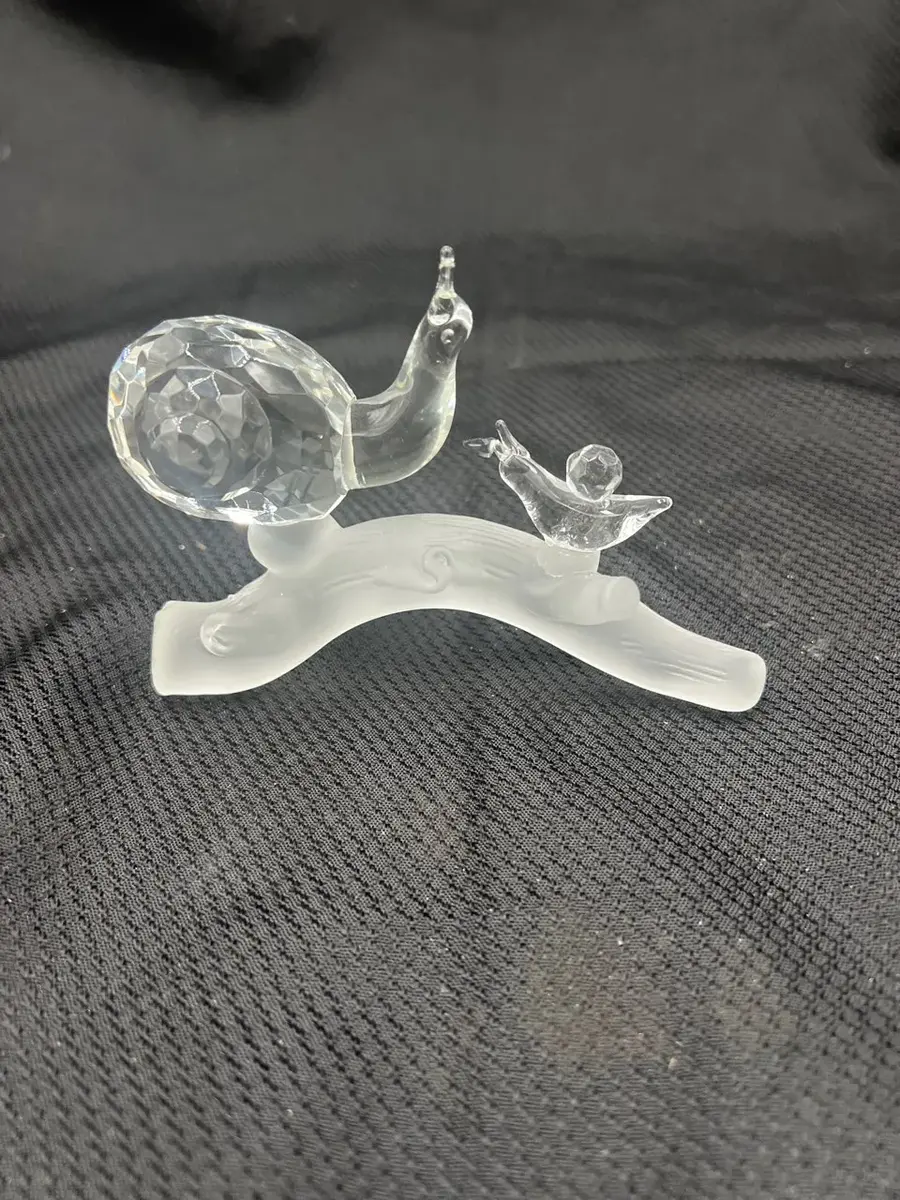 Swarovski Crystal Snail 