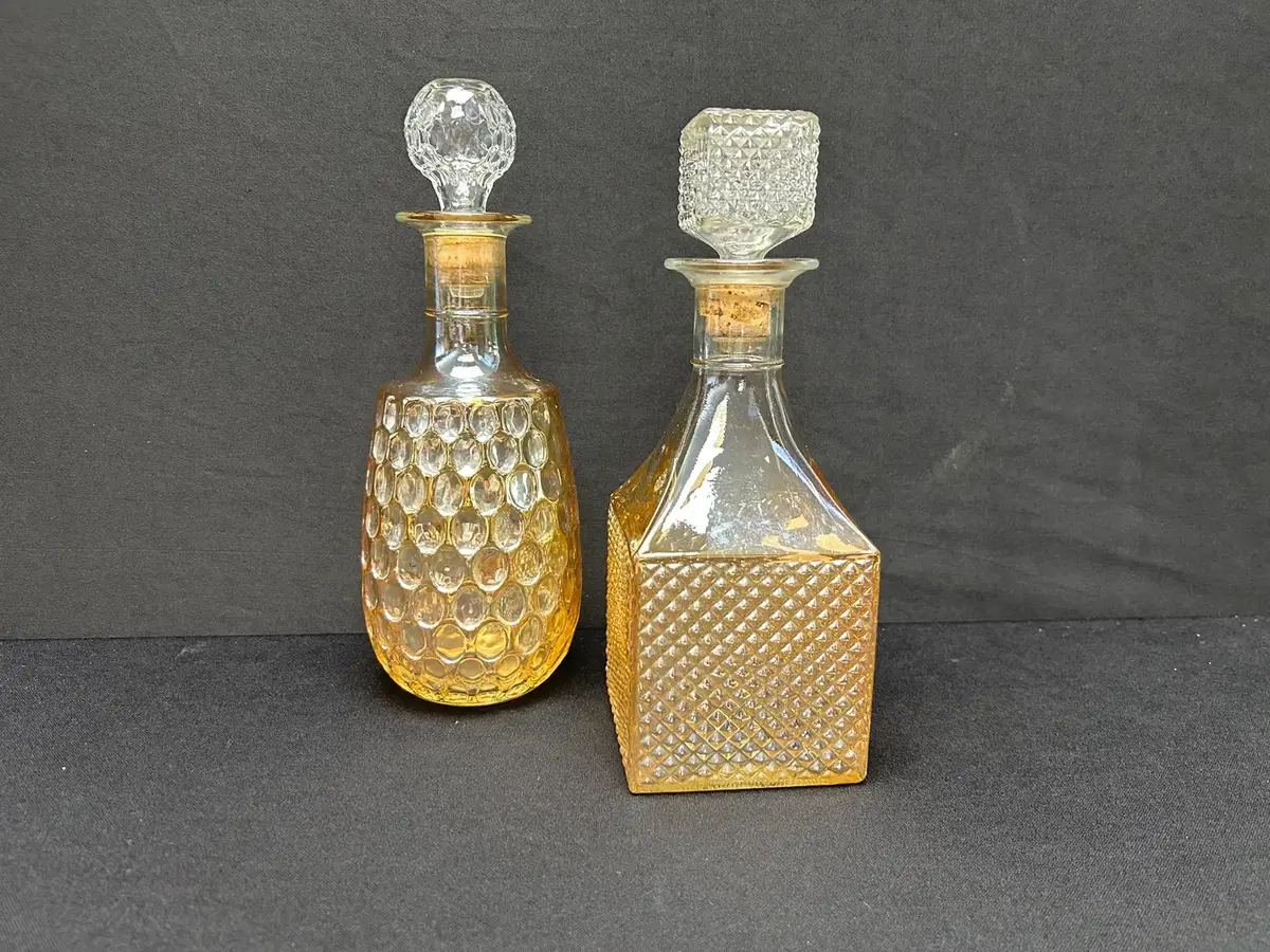 Carnival Glass Decanters