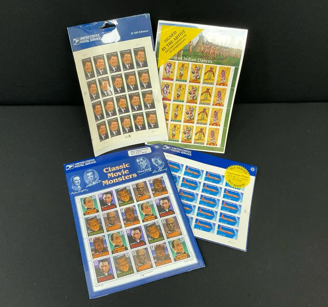 Movie Monsters, American Legends & More Stamps