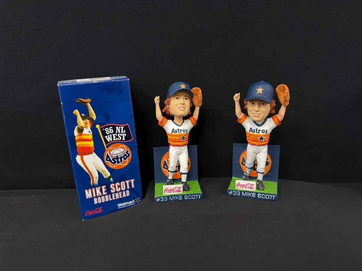Vintage Mike Scott Bobbleheads