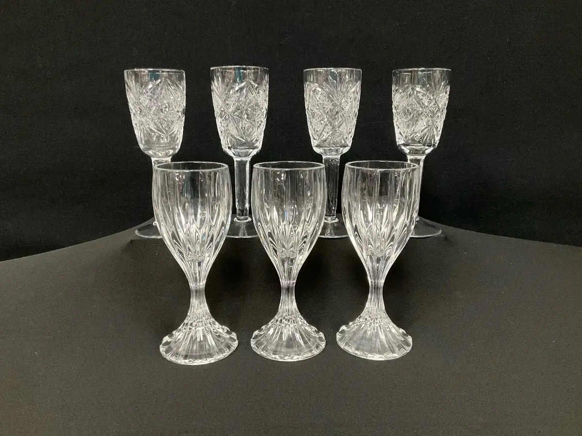 Crystal Cordial Glasses