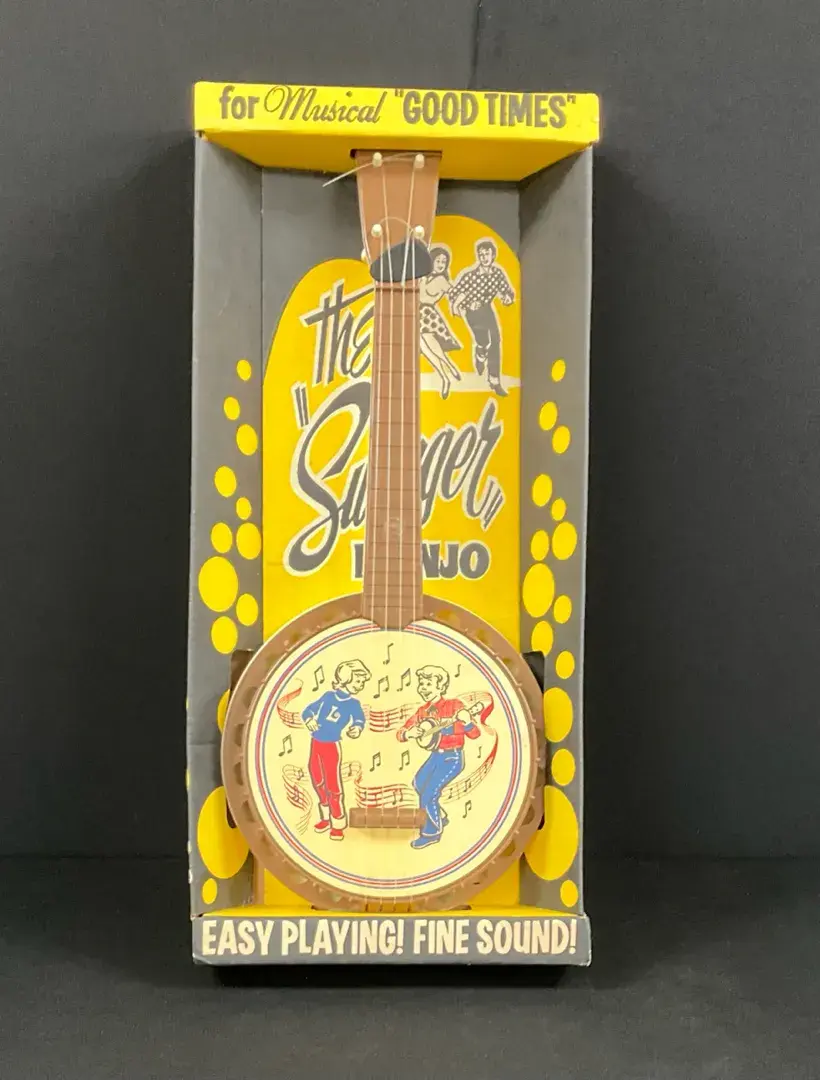 Vintage Mid-Century Banjo Ukulele 