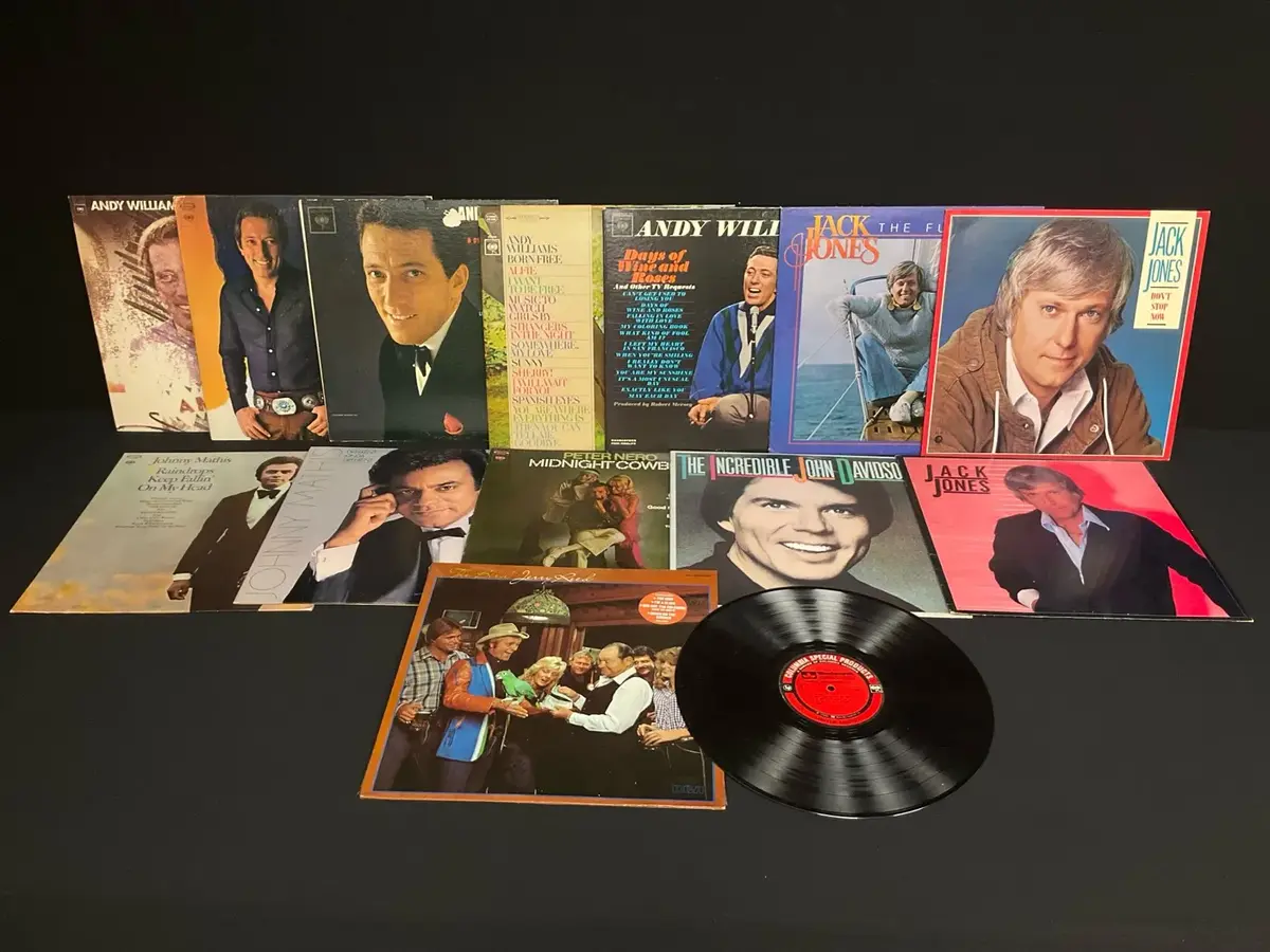 Andy Williams, Jack Jones, Johnny Mathis And More Vinyl Collection