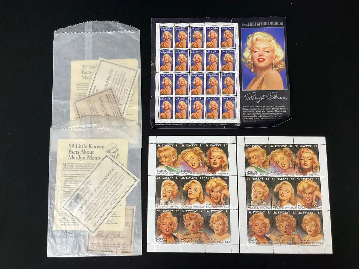 Legends of Hollywood -Marilyn Monroe Stamps