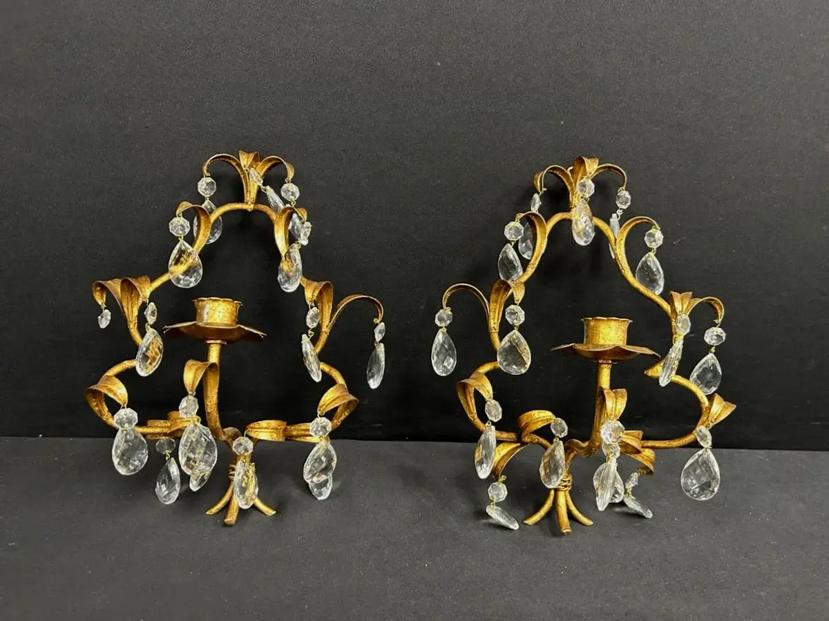 Gilt Candle Sconces