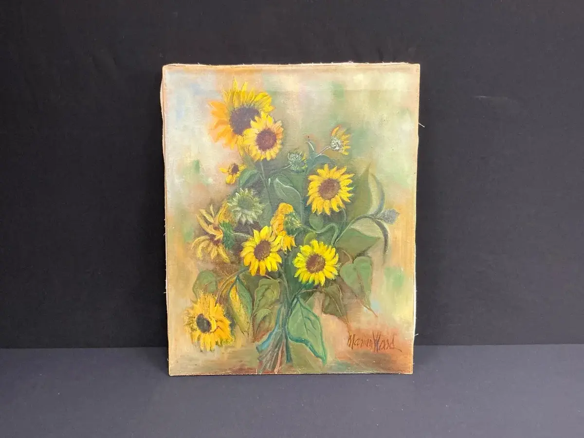 Sunflower Painting On Canvas 