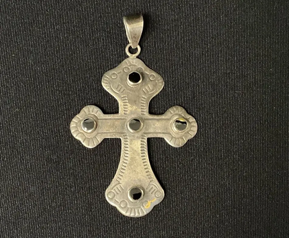 Sterling Cross Pendant 