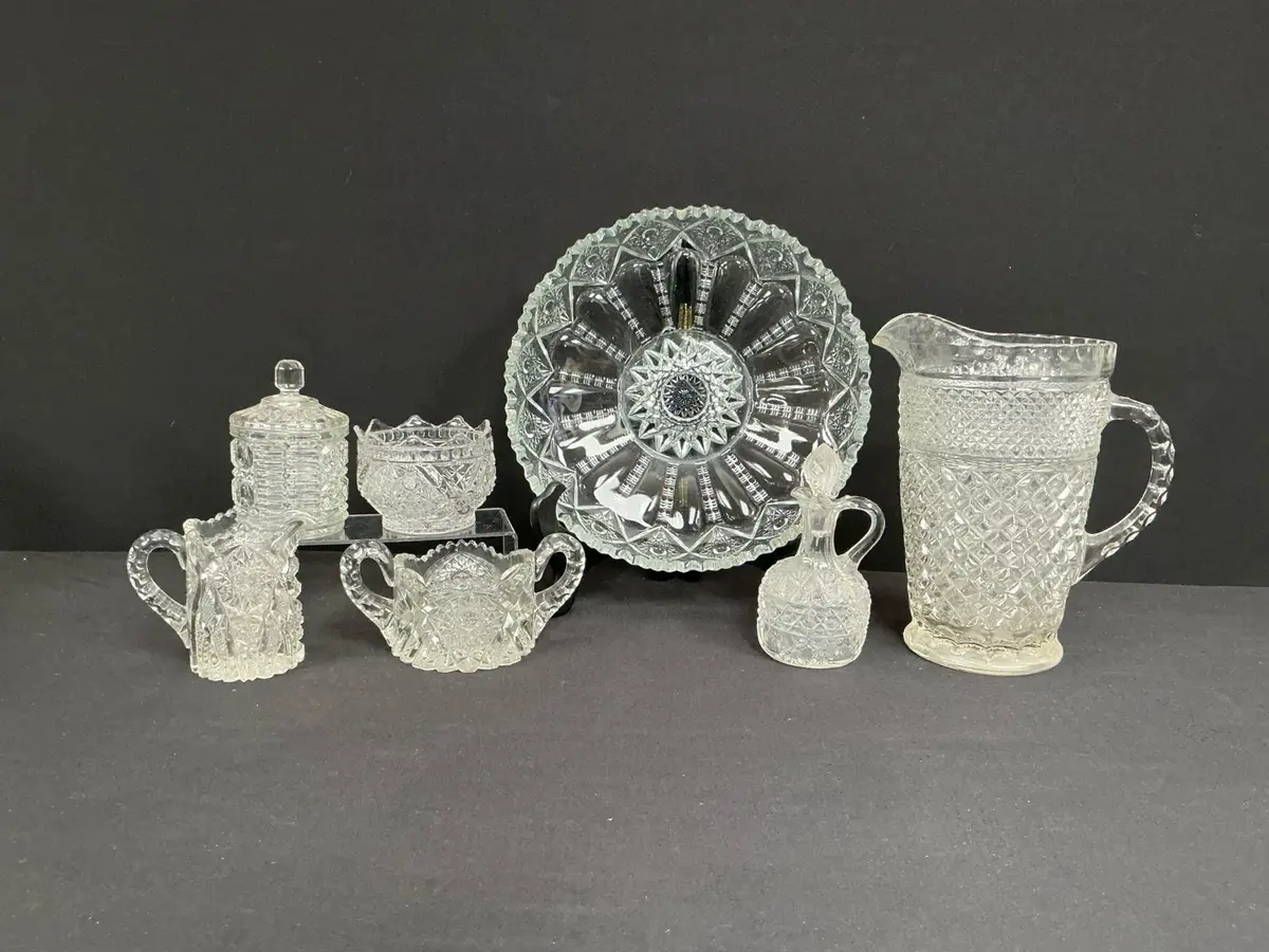 Crystal Bowl And Glassware For The Party