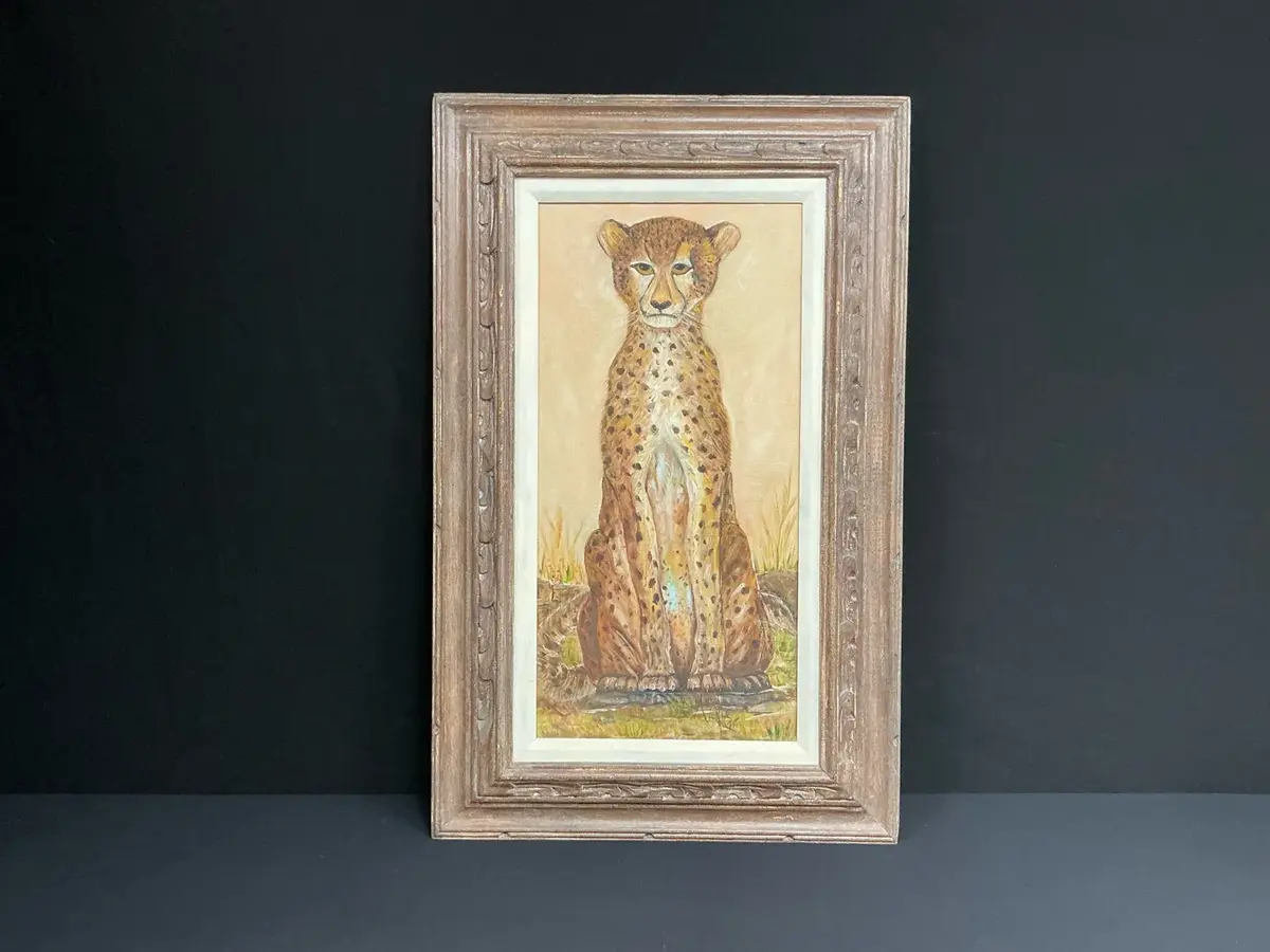 Cheetah Painting By Ann Tickle 
