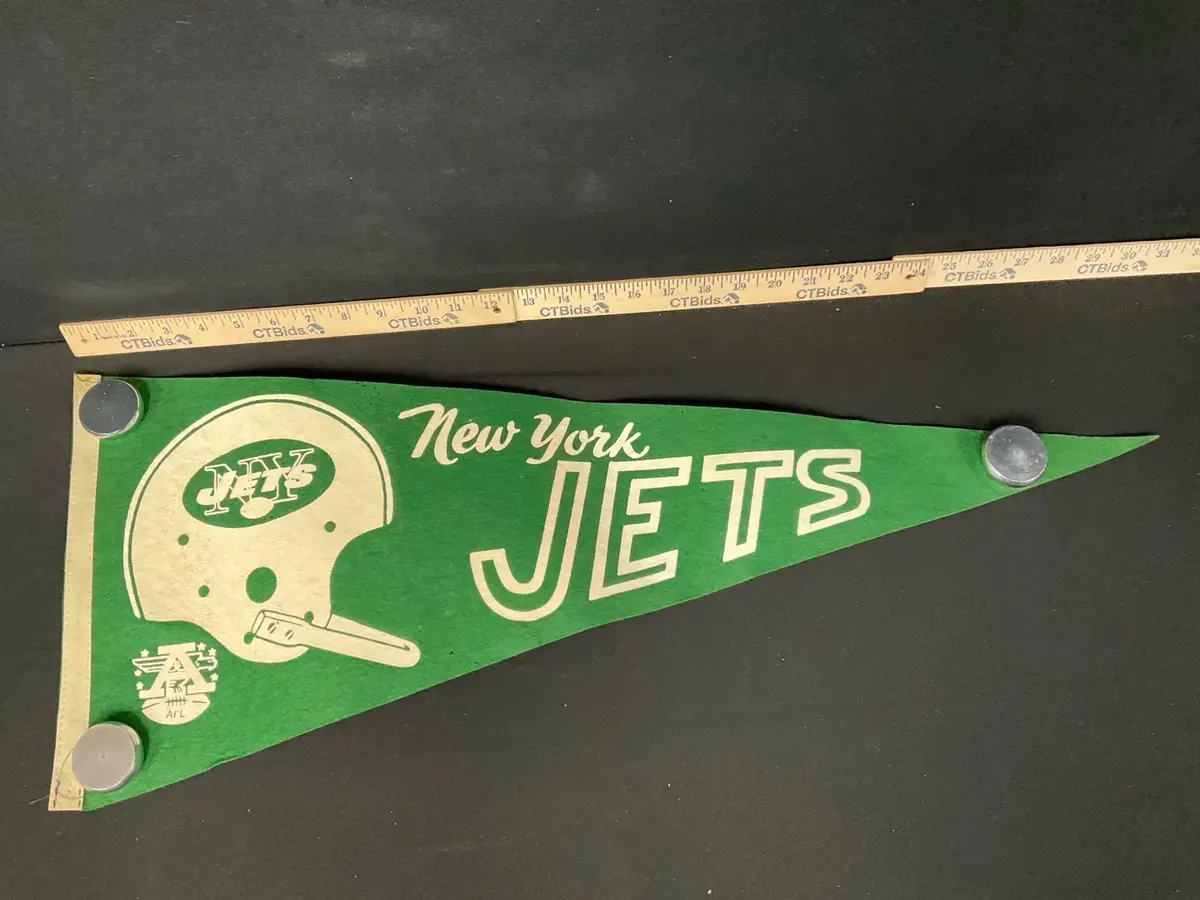 Vintage New York Jets Pennant