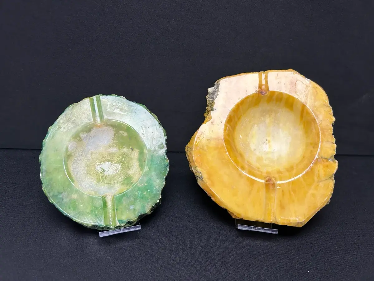 Alabaster Ashtrays