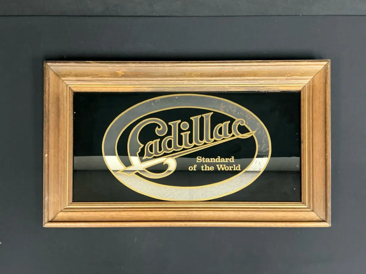 Cadillac Mirrored Sign