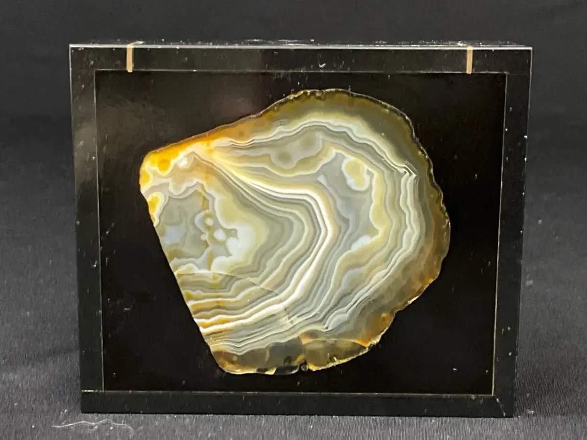 Lidded Agate Trinket Box