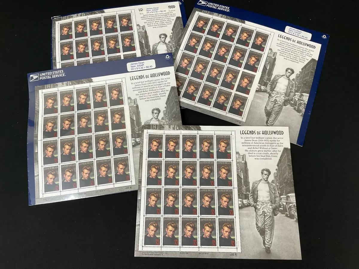 Legends of Hollywood - James Dean Stamps