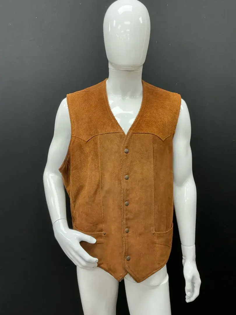 Pioneer Wear Genuine Leather Vest, Size 46