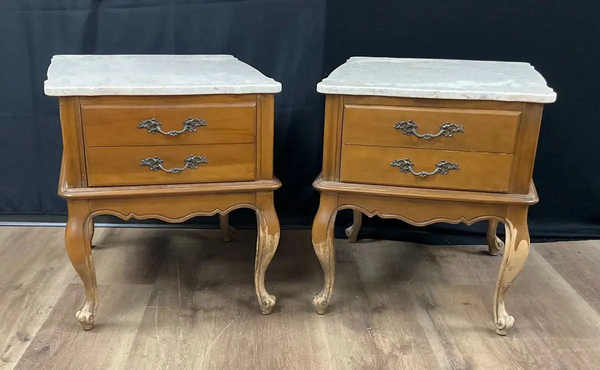 French Provincial - Style End Tables 